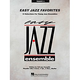 Hal Leonard Easy Jazz Favorites - Trumpet 4 Jazz Band Level 2 Composed by Various