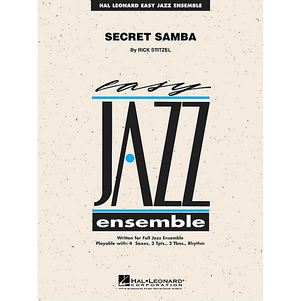 Hal Leonard Secret Samba Jazz Band Level 2 Composed by Rick Stitzel