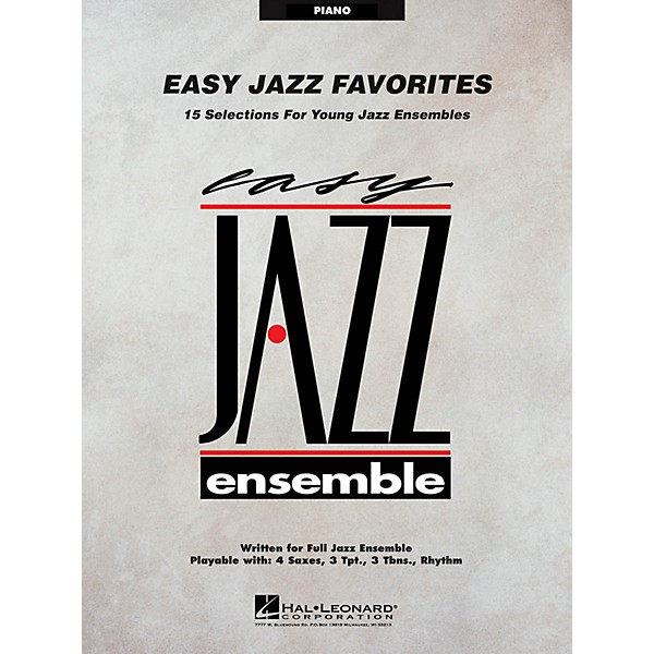 Hal Leonard Easy Jazz Favorites - Piano Jazz Band Level 2 Composed by Various