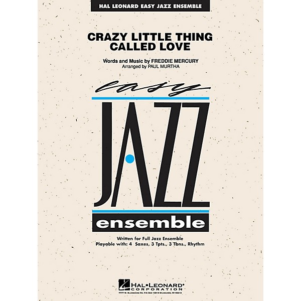 Hal Leonard Crazy Little Thing Called Love Jazz Band Level 2 Arranged by Paul Murtha