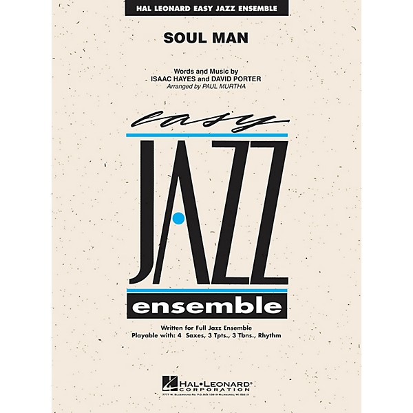 Hal Leonard Soul Man (Includes Online Audio Backing Tracks) Jazz Band Level 2 Arranged by Paul Murtha