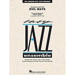 Hal Leonard Evil Ways Jazz Band Level 2 by Santana Arranged by Rick Stitzel