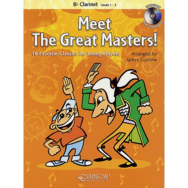 Curnow Music Meet the Great Masters! (Bb Clarinet - Grade 1-2) Concert Band Level 1-2