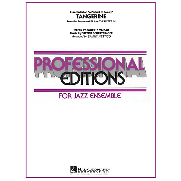 Hal Leonard Tangerine Jazz Band Level 5 Arranged by Sammy Nestico Guitar Center
