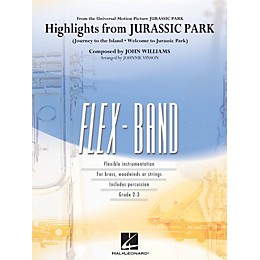 Hal Leonard Highlights from Jurassic Park Concert Band Level 2-3 Arranged by Johnnie Vinson