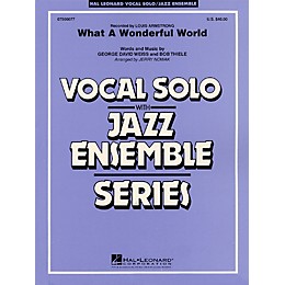 Hal Leonard What a Wonderful World (Key: Eb) Jazz Band Level 4 Composed by Bob Thiele