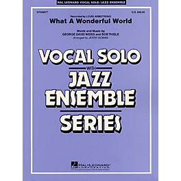 Hal Leonard What a Wonderful World (Key: Eb) Jazz Band Level 4 Composed by Bob Thiele