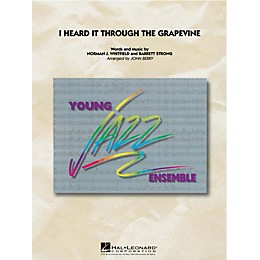 Hal Leonard I Heard It Through the Grapevine Jazz Band Level 3 by Marvin Gaye Arranged by John Berry