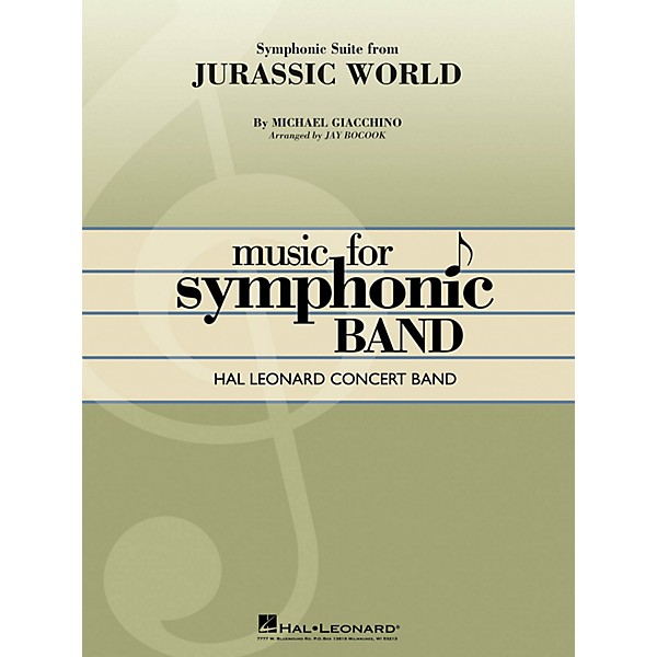 Hal Leonard Jurassic World (Symphonic Suite) Concert Band Level 4 Arranged by Jay Bocook