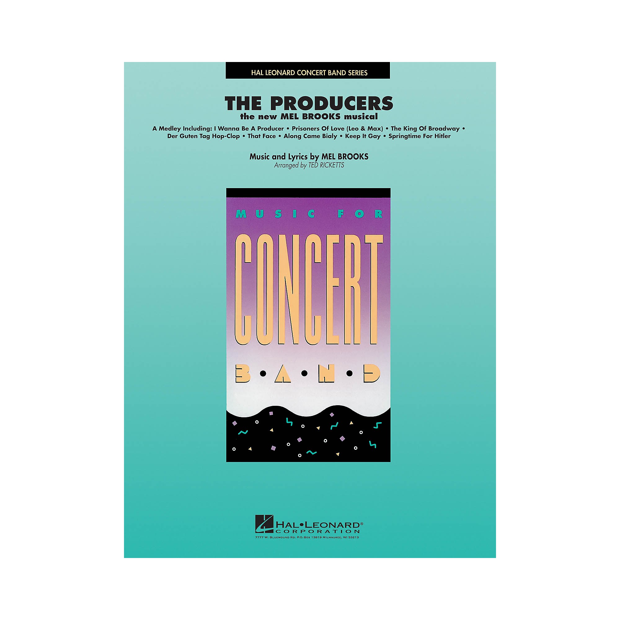 Hal Leonard The Producers Concert Band Level 4 Arranged by Ted