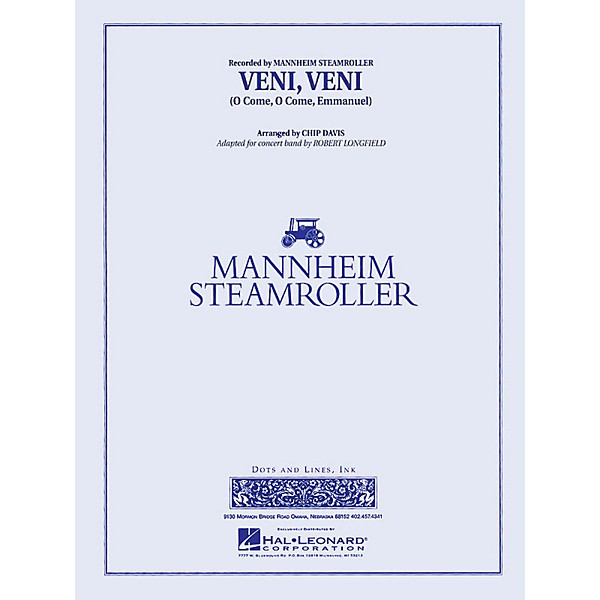 Mannheim Steamroller Veni, Veni (O Come, O Come Emmanuel) Concert Band Level 3 by Mannheim Steamroller Arranged by Longfield