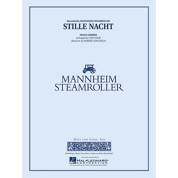 Mannheim Steamroller Stille Nacht Concert Band Level 3-4 by Mannheim Steamroller Arranged by Robert Longfield