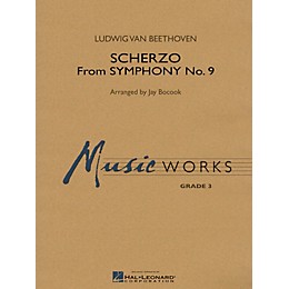 Hal Leonard Scherzo (from Symphony No. 9) Concert Band Level 3 Arranged by Jay Bocook