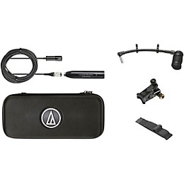 Audio-Technica ATM350U Cardioid Condenser Instrument Microphone with Universal Clip-on Mounting System (5" Gooseneck)