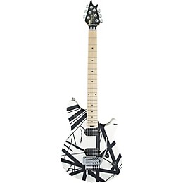 Open Box EVH Wolfgang Special Striped Electric Guitar Level 2 Black and White 190839786449