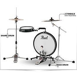 Pearl Compact Traveler 2-Piece Drum Kit