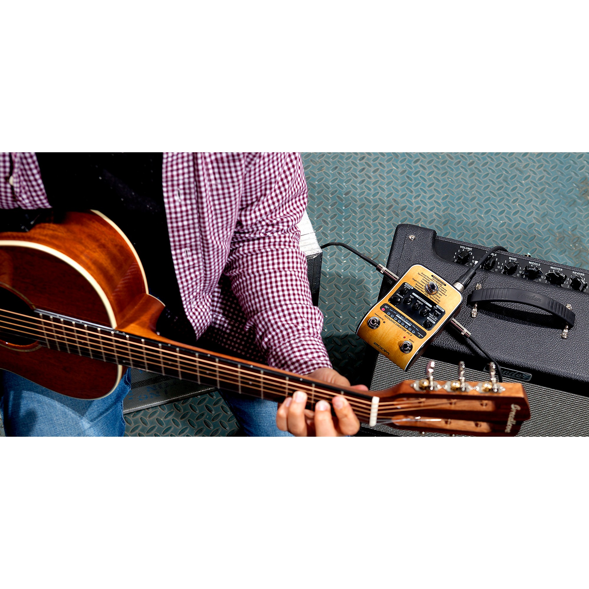ZOOM AC-2 Acoustic Creator アコースティックギター用プリアンプ ズーム | 島村楽器オンラインストア