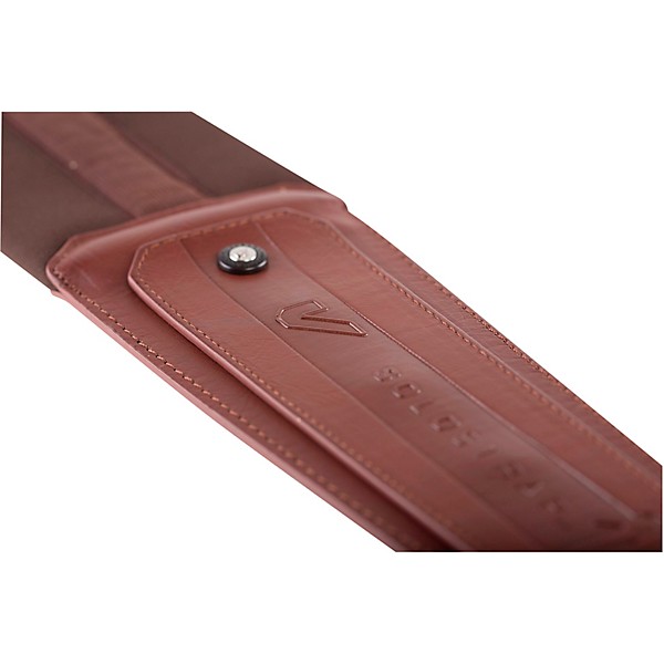 Gruv Gear SoloStrap Neo 4 in. Wide Guitar Strap Chocolate 4 in.