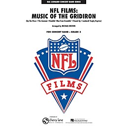 Cherry Lane NFL Films: Music of the Gridiron - Young Concert Band Level 3 by Michael Brown