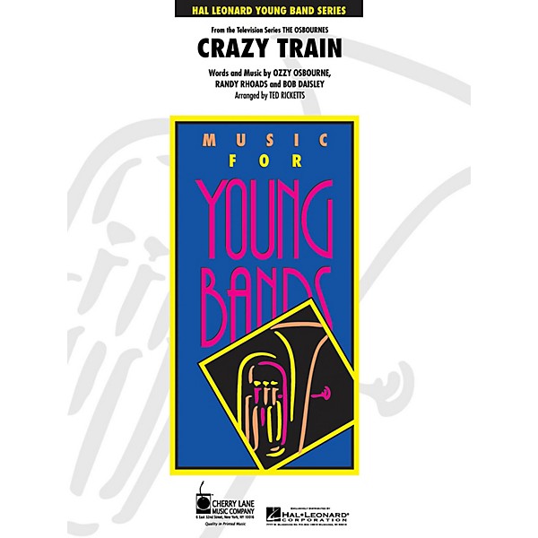 Cherry Lane Crazy Train - Young Concert Band Level 3 by Ted Ricketts