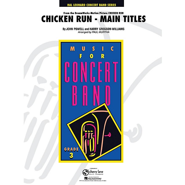 Cherry Lane Chicken Run, Main Titles - Young Concert Band Level 3 by Paul Murtha