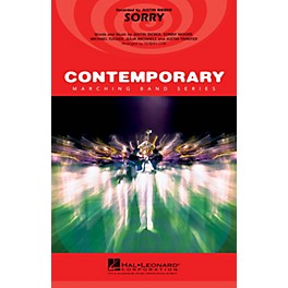 Hal Leonard Sorry Marching Band Level 3-4 by Justin Bieber Arranged by Ishbah Cox