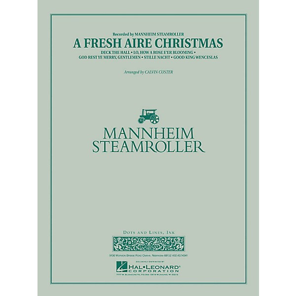 Mannheim Steamroller A Fresh Aire Christmas - Young Concert Band Level 3 arranged by Chip Davis
