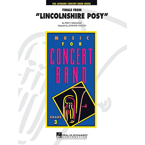 Hal Leonard Lincolnshire Posy, Finale From - Young Concert Band Level 3 arranged by Johnnie Vinson