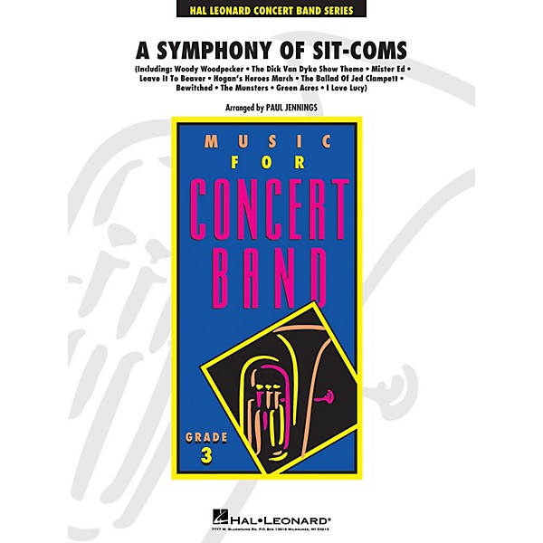 Hal Leonard Symphony of Sitcoms - Young Concert Band Level 3 arranged by Paul Jennings