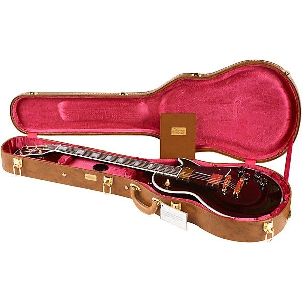 Gibson Custom Les Paul Custom Limited Run - Solid Body Electric Guitar Ebony 5-ply Black Pickguard