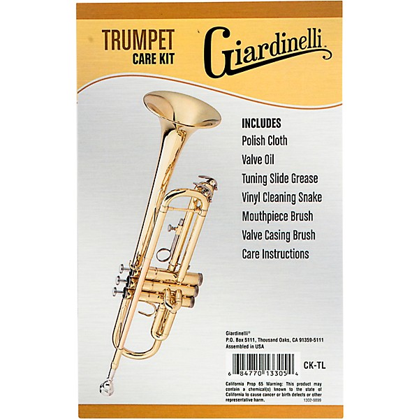 Open Box Giardinelli Trumpet Care Kit Level 1