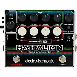 Electro-Harmonix Battalion Bass Preamp and DI Pedal