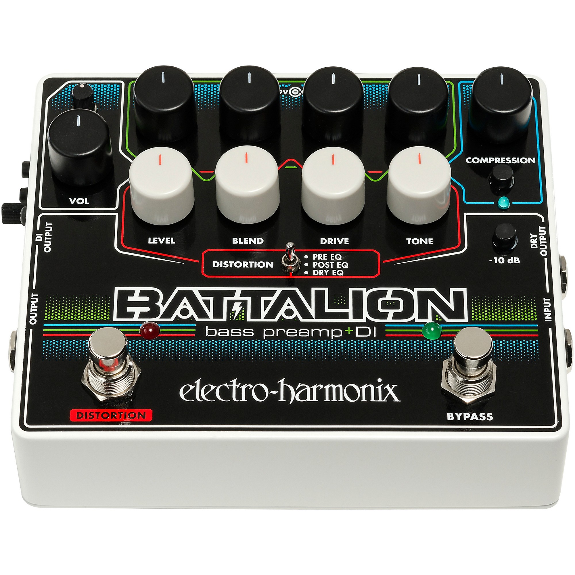 ベースエフェクター BATTALION ベース DI プリアンプ 学生