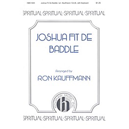 Hinshaw Music Joshua Fit de Baddle SAB arranged by Ronald Kauffmann