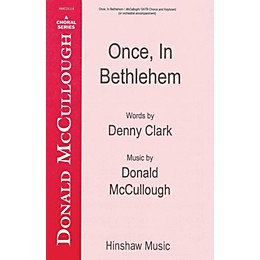 Hinshaw Music Once in Bethlehem SATB composed by Donald McCullough