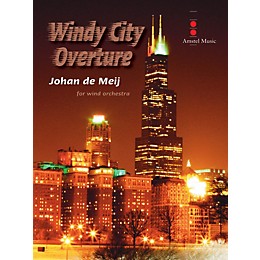 Amstel Music Windy City Overture (Score and Parts) Concert Band Level 4 Composed by Johan de Meij