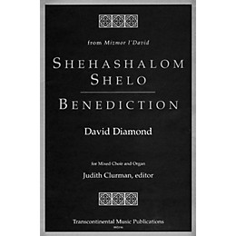 Transcontinental Music Shehashalom Shelo/Benediction SATB composed by David Diamond