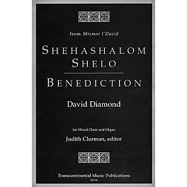 Transcontinental Music Shehashalom Shelo/Benediction SATB composed by David Diamond