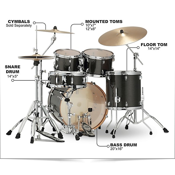 TAMA Superstar Classic 5-Piece Shell Pack With 20