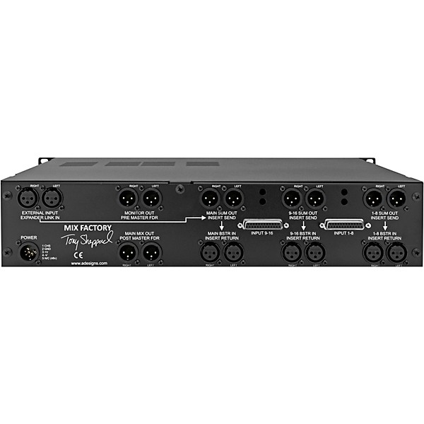 A Designs MIX FACTORY 16-Channel Stereo Summing Mixer