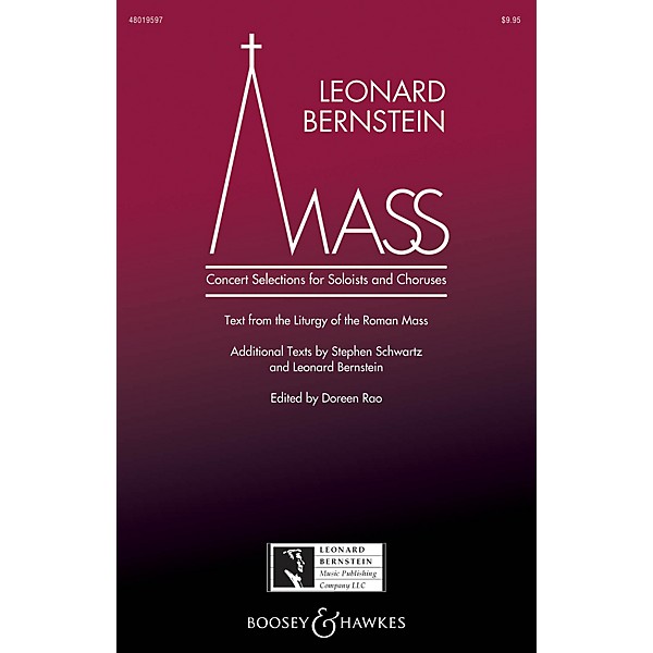 Leonard Bernstein Music Mass (Concert Selections for Soloists and Choruses) SATB Choir/Treble by Bernstein edited by Doree...