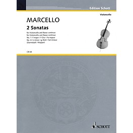 Schott Two Sonatas: No. 1 in F Major & No. 4 in G Minor (Cello and Basso Continuo) String Series