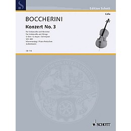 Schott Concerto No. 3 in G Major (Cello and Basso Continuo) Schott Series