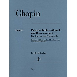 G. Henle Verlag Polonaise Brillante C Major Op. 3 and Duo Concertant E Major Henle Music Folios Series Softcover