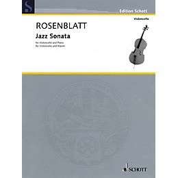 Schott Jazz Sonata (Cello and Piano) Schott Series Softcover Composed by Alexander Rosenblatt