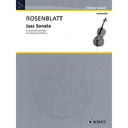 Schott Jazz Sonata (Cello and Piano) Schott Series Softcover Composed by Alexander Rosenblatt