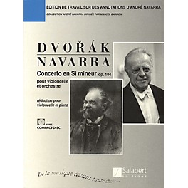 Editions Salabert Antonín Dvorák - Concerto in B minor (Cello and Piano) String Series Softcover with CD