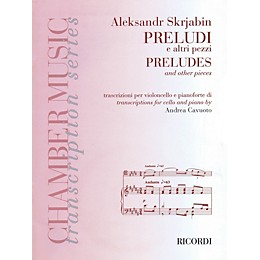 Ricordi Preludes and Other Pieces (Cello and Piano) String Series Softcover