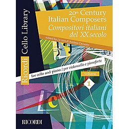 Ricordi 20th Century Italian Composers, Vol. 1 (Cello and Piano) String Series Softcover