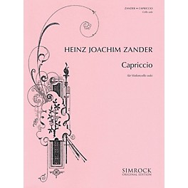 Simrock Capriccio (Cello Solo) Boosey & Hawkes Chamber Music Series